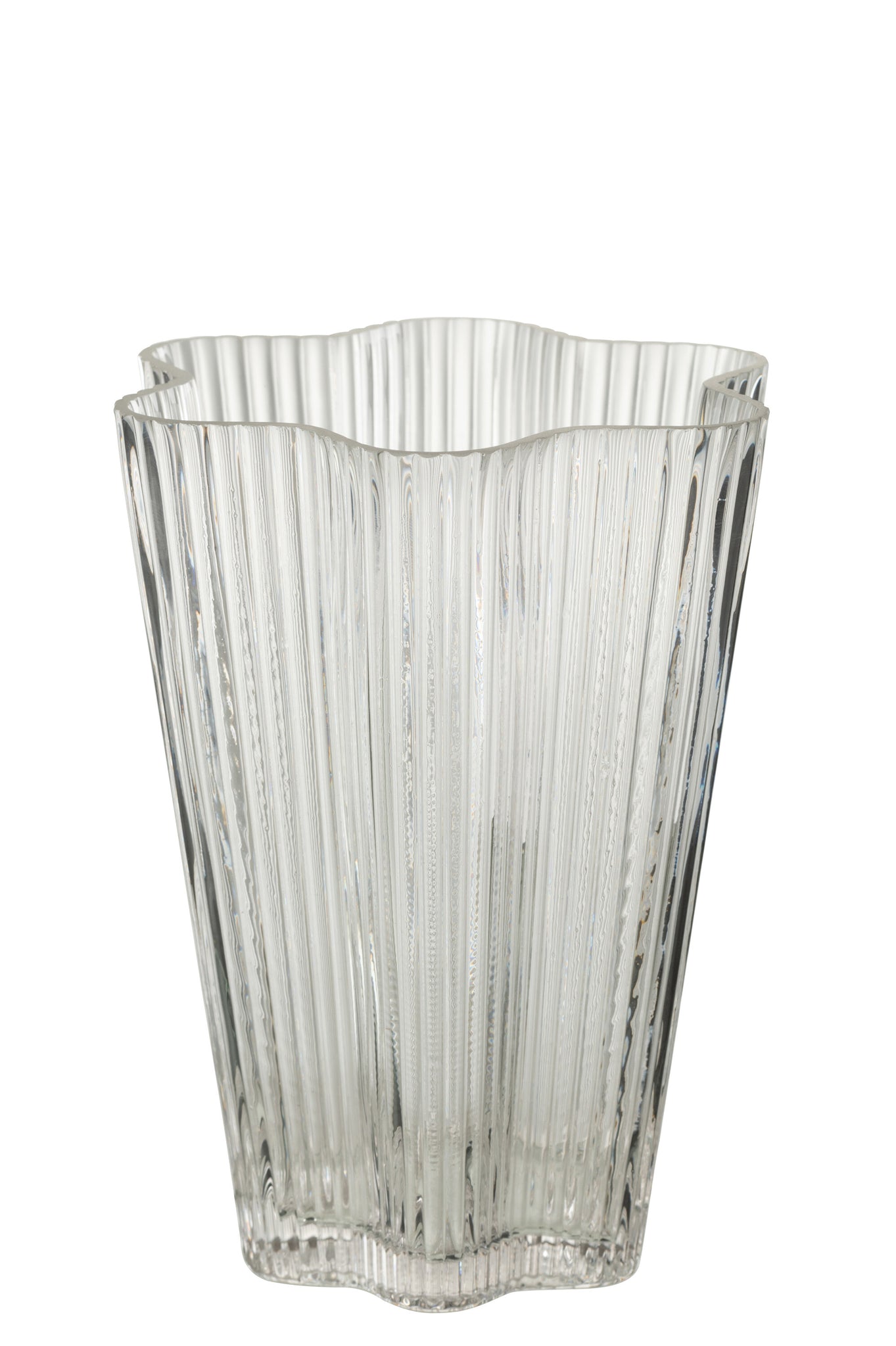 J-LINE VAAS CLARA GLAS TRANSPARANT SMALL