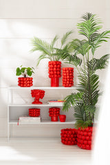 J-LINE BLOEMPOT STRAWBERRIES – KERAMIEK ROOD SMALL - Tuincentrum Lopik