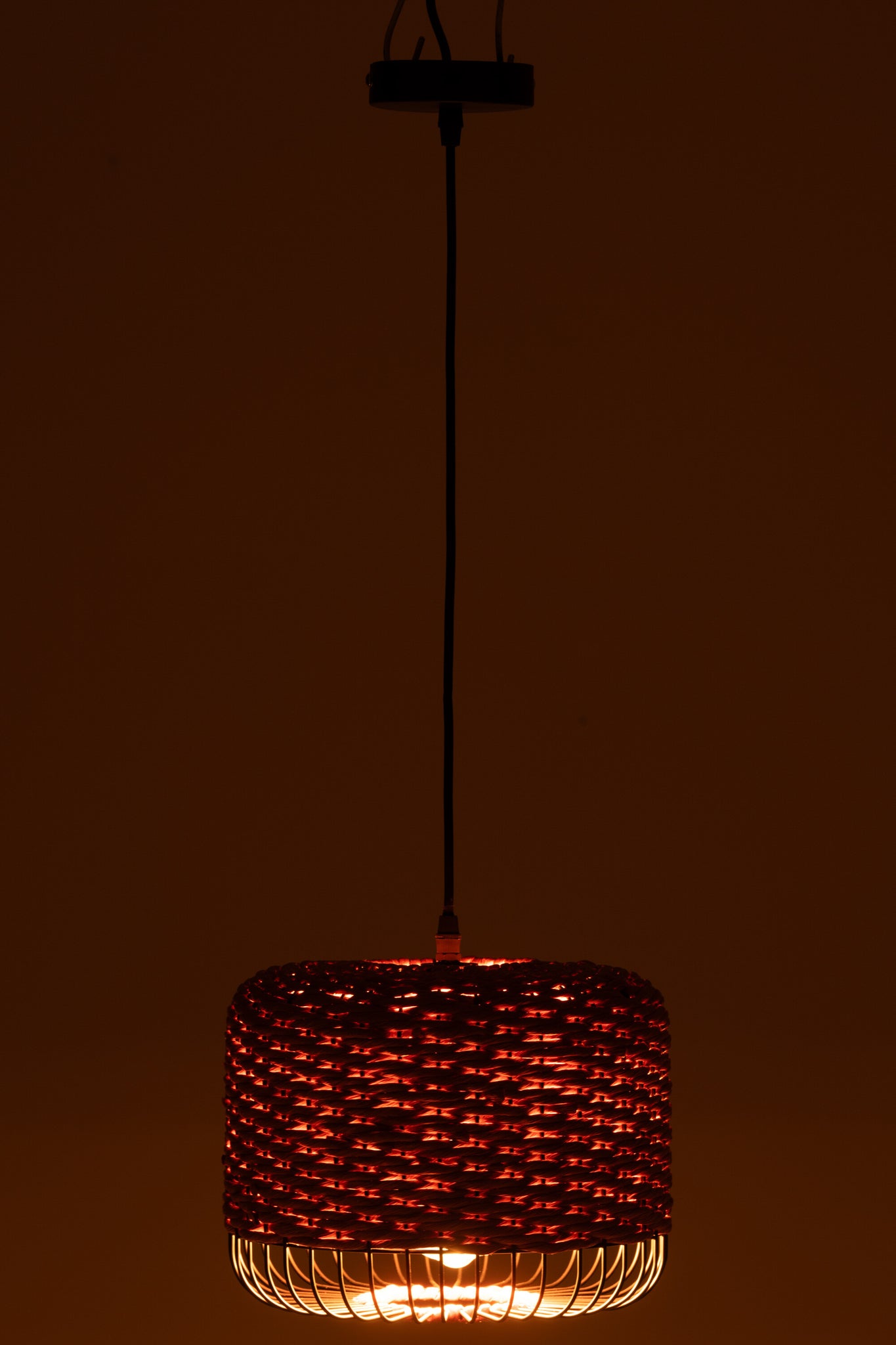 J-LINE PLAFONDLAMP METAAL ORANJE/ROEST - Tuincentrum Lopik