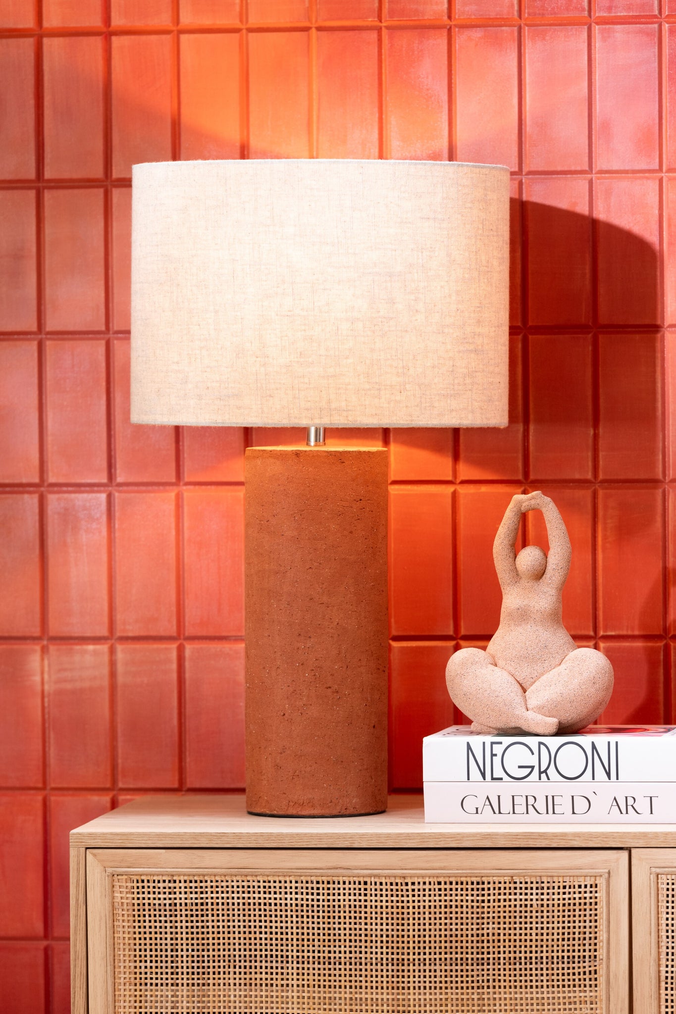 Tafellamp Isla Terracotta Roest - Tuincentrum Lopik