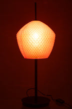 J-LINE TAFELLAMP GLAS METAAL ROOD - Tuincentrum Lopik