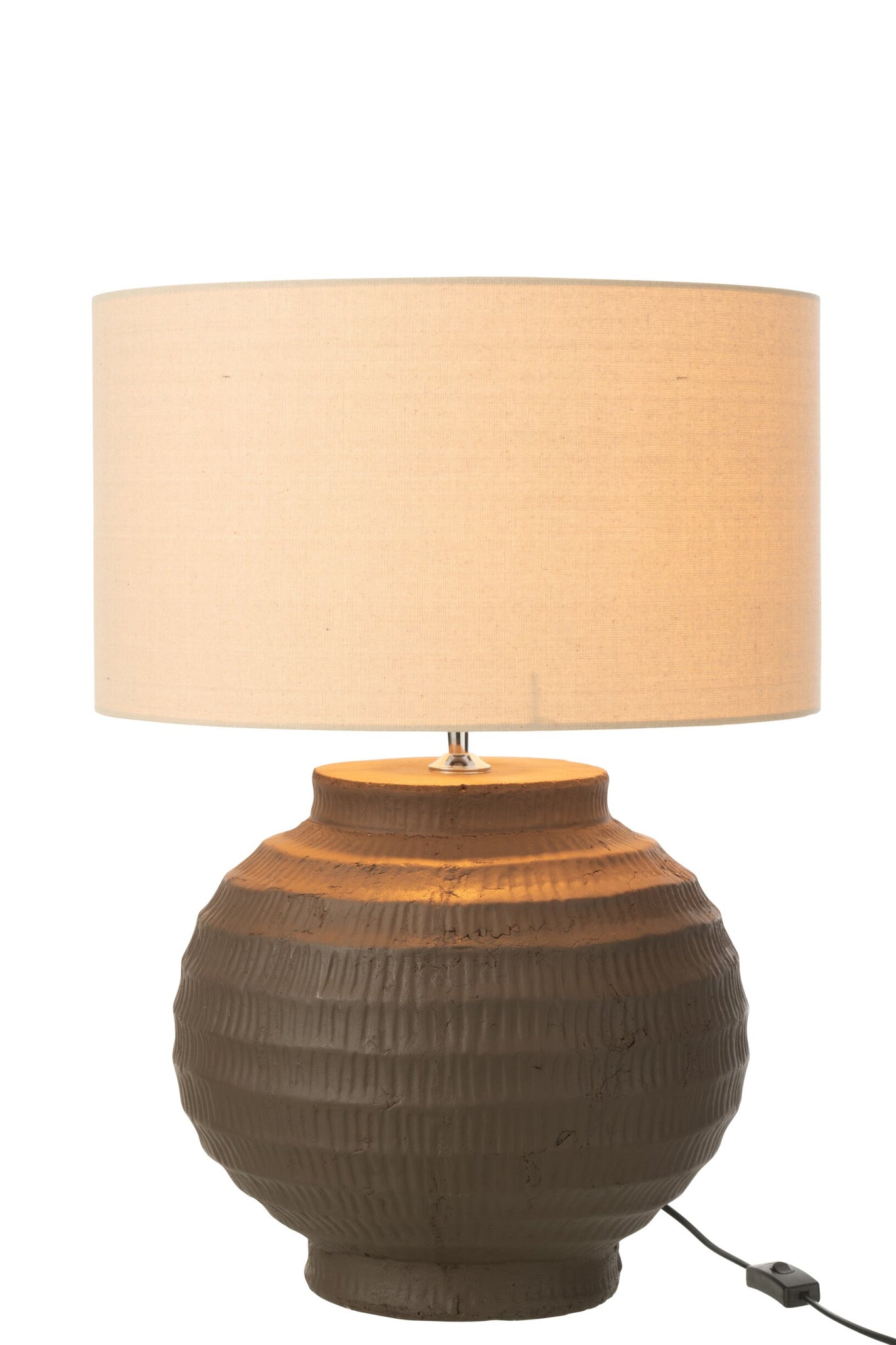 J-LINE TAFELLAMP TERRACOTTA BRUIN