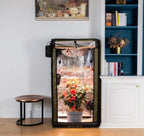 SECRET JARDIN FS100 FOR TWENTY 100 COMPLETE KWEEKTENT SET MET 100 WATT VOL SPECTRUM LED VERLICHTING, CIRCULATIE EN AFZUIGING 60 X 40 X 116 CM