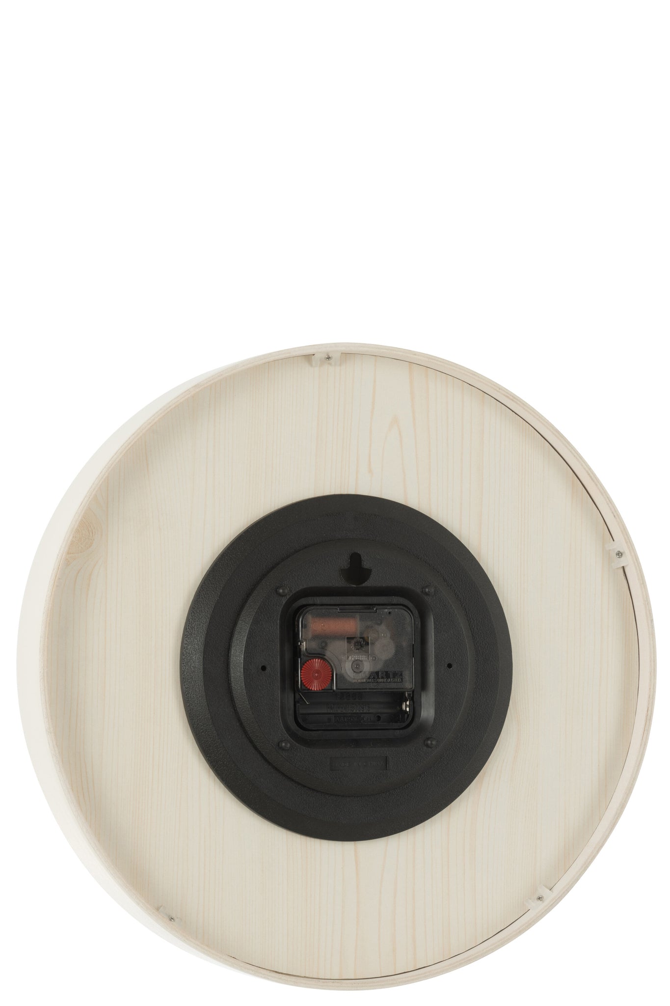 J-LINE WANDKLOK PLYWOOD/MDF WIT SMALL - Tuincentrum Lopik
