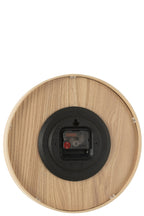 J-LINE WANDKLOK PLYWOOD/MDF NATUREL SMALL