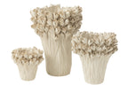 J-LINE VASE AMBROSIA CERAMIC WHITE LARGE - Tuincentrum Lopik
