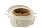 J-LINE OUTDOOR KAARS CYRA CEMENT LICHTBRUIN MEDIUM 31U - Tuincentrum Lopik