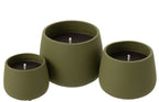 J-LINE OUTDOOR KAARS CYRA CEMENT GROEN GROOT 48U - Tuincentrum Lopik