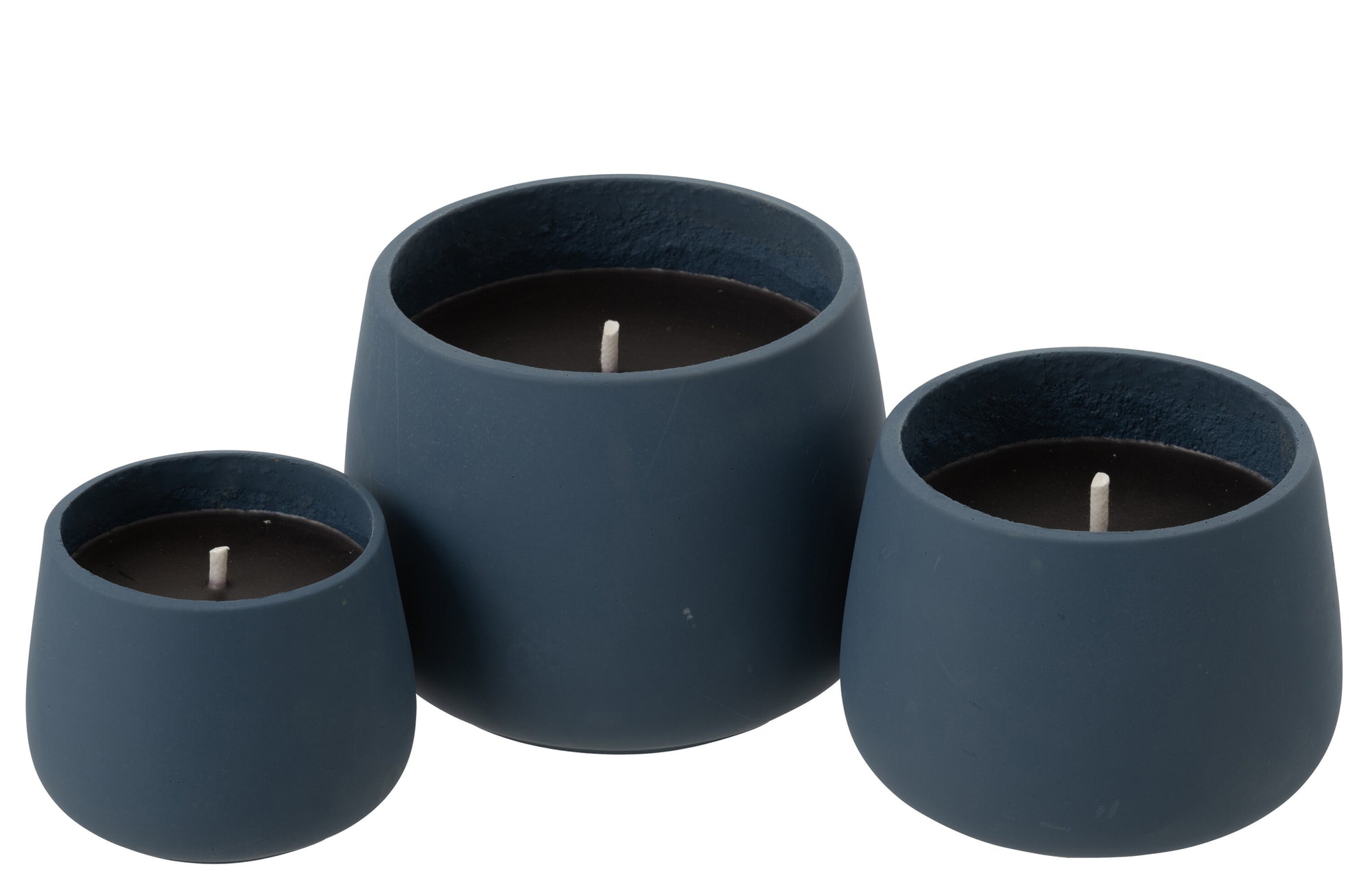 J-LINE OUTDOOR KAARS CYRA CEMENT BLAUW GROOT 48U - Tuincentrum Lopik