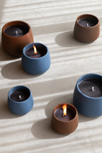 J-LINE OUTDOOR KAARS CYRA CEMENT BLAUW GROOT 48U - Tuincentrum Lopik