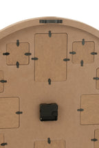 J-LINE WANDKLOK FOTO MDF NATUREL - Tuincentrum Lopik
