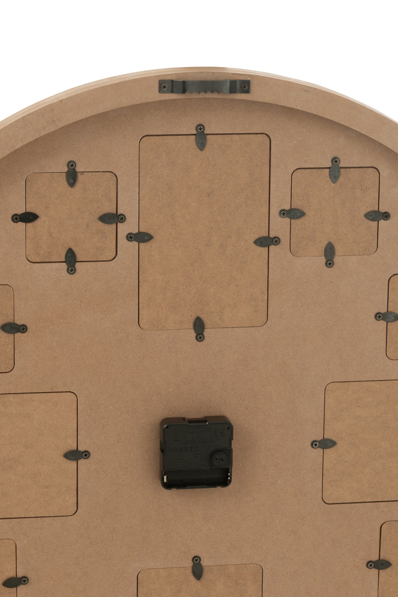 J-LINE WANDKLOK FOTO MDF NATUREL - Tuincentrum Lopik
