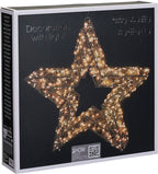 Verlichte Kerstster - 38Cm - Extra Warm Wit