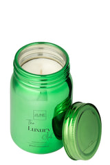 Scented Candle Jar Glass Green-69H - Tuincentrum Lopik