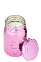 Scented Candle Jar Glass Pink-69H - Tuincentrum Lopik