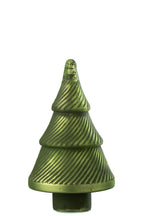 J-LINE KERSTBOOM GEOXIDEERD GERIBBELD GLAS GROEN KLEIN - Tuincentrum Lopik