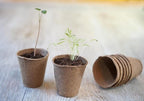 TURFPOTJES ROND 8 CM