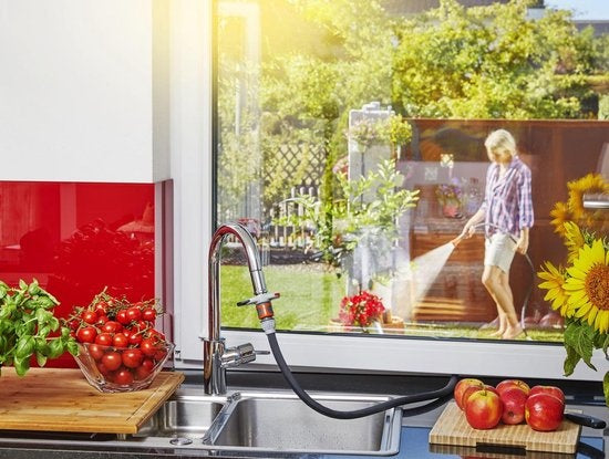 TEXTIELSLANG LIANO 10 METER SET MET BINNENKRAAN ADAPTER