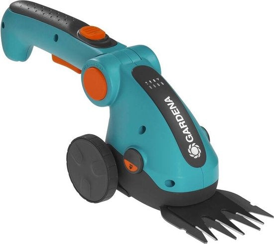  ACCU GRASSCHAAR SET COMFORTCUT LI MET HEGGENSCHAAR 18CM, STEEL EN WIELEN