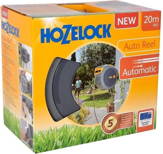 AUTO REEL WANDSLANGBOX + 20 M SLANG + GRATIS MULTI BROES