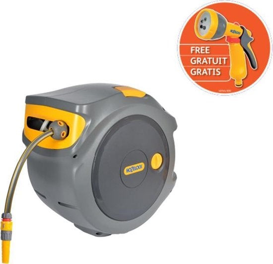AUTO REEL WANDSLANGBOX + 20 M SLANG + GRATIS MULTI BROES