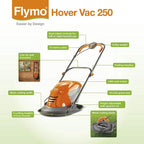 FLYMO HOVER VAC 250 ZWEEFGRASMAAIER 25 CM 1400W 15L