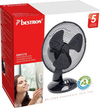  DDF27Z TAFELVENTILATOR ZWART 27CM 30 WATT