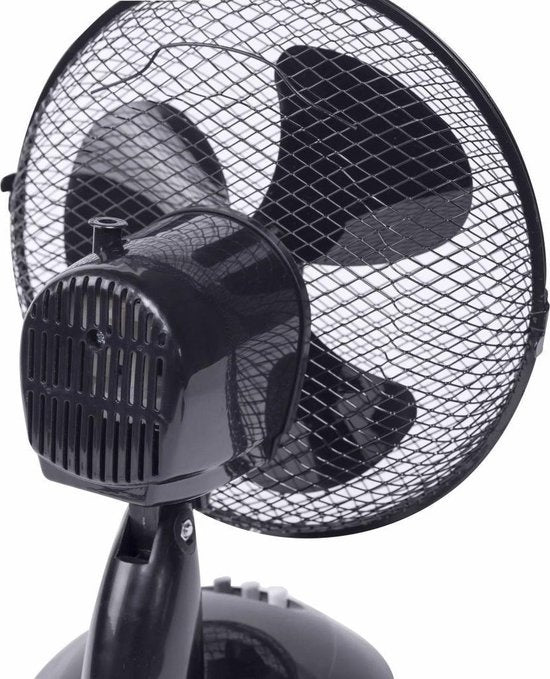 DDF27Z TAFELVENTILATOR ZWART 27CM 30 WATT