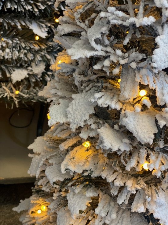 POP-UP KERSTBOOM 180 CM BESNEEUWD MET 250 LEDS