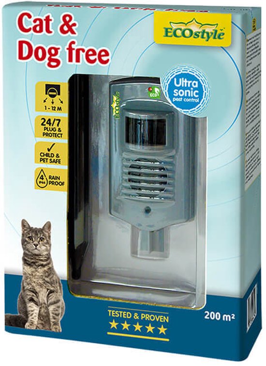 ECOSTYLE CAT & DOG FREE (TEGEN KATTEN EN HONDEN)