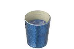 Scented Candle Mirror Glass Blue - Tuincentrum Lopik