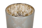 Scented Candle Tree Ribbed Glass Christmas Red Large - Tuincentrum Lopik