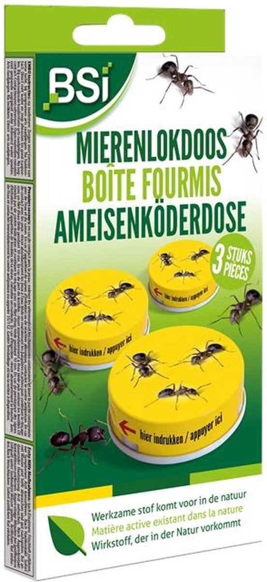 MIERENLOKDOOS 3 STUKS