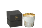 Scented Candle Noa Forest Soya White/Gold Colored Small-50H - Tuincentrum Lopik
