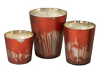 Scented Candle Noa Forest Soya Red/Gold Colored Large-95H - Tuincentrum Lopik