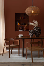 Eettafel acaciahout bruin - Tuincentrum Lopik
