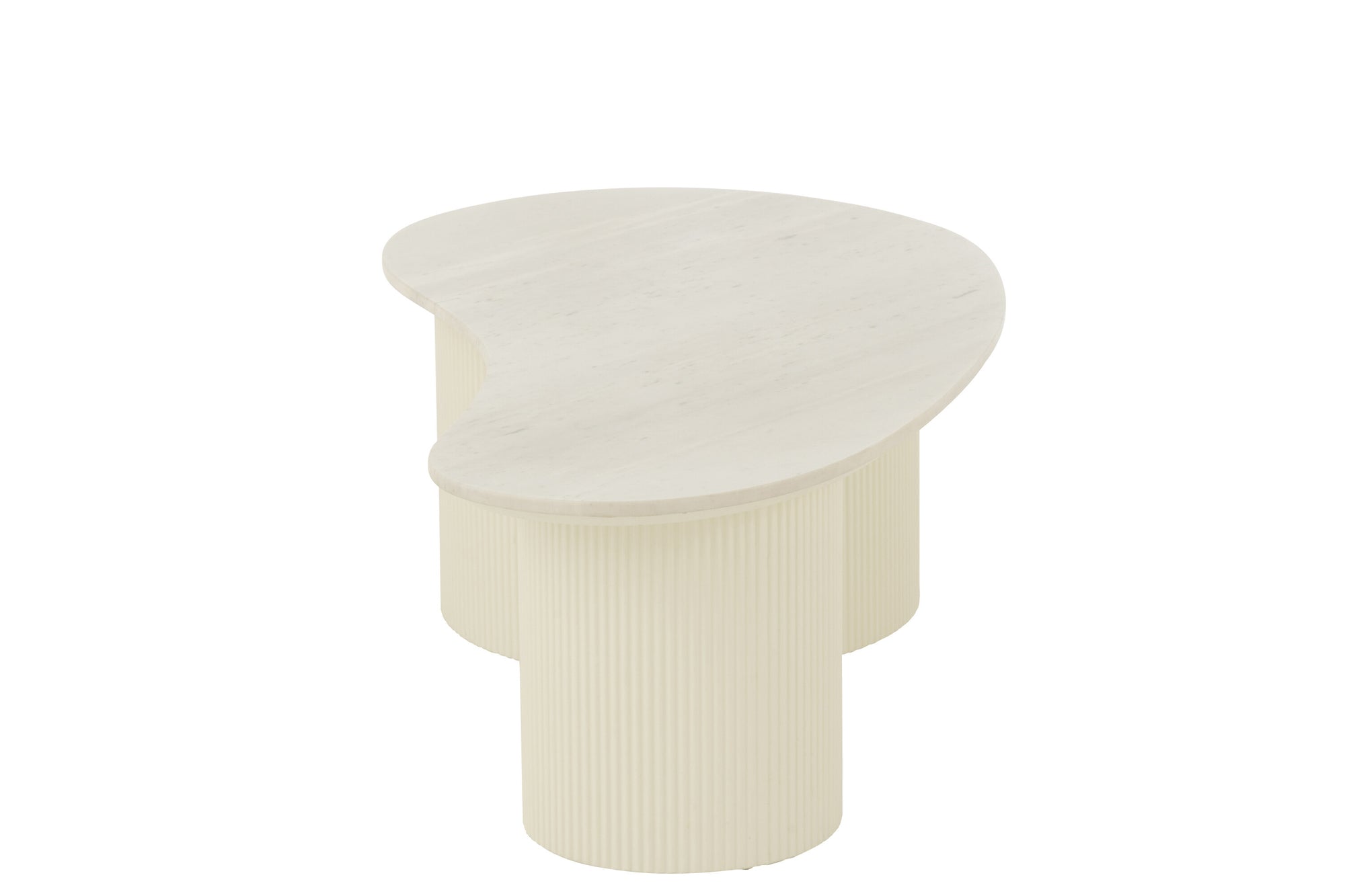 J-LINE SALONTAFEL MARMER/MDF WIT 121 X 59,8 CM - Tuincentrum Lopik