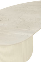 J-LINE SALONTAFEL MARMER/MDF WIT 121 X 59,8 CM - Tuincentrum Lopik
