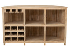 J-LINE BARKAST LOUNGE MANGOHOUT NATUREL L180XB65XH108CM - Tuincentrum Lopik