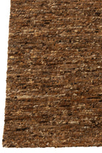 J-LINE VLOERKLEED WOVEN WOL BRUIN 160 × 230 CM