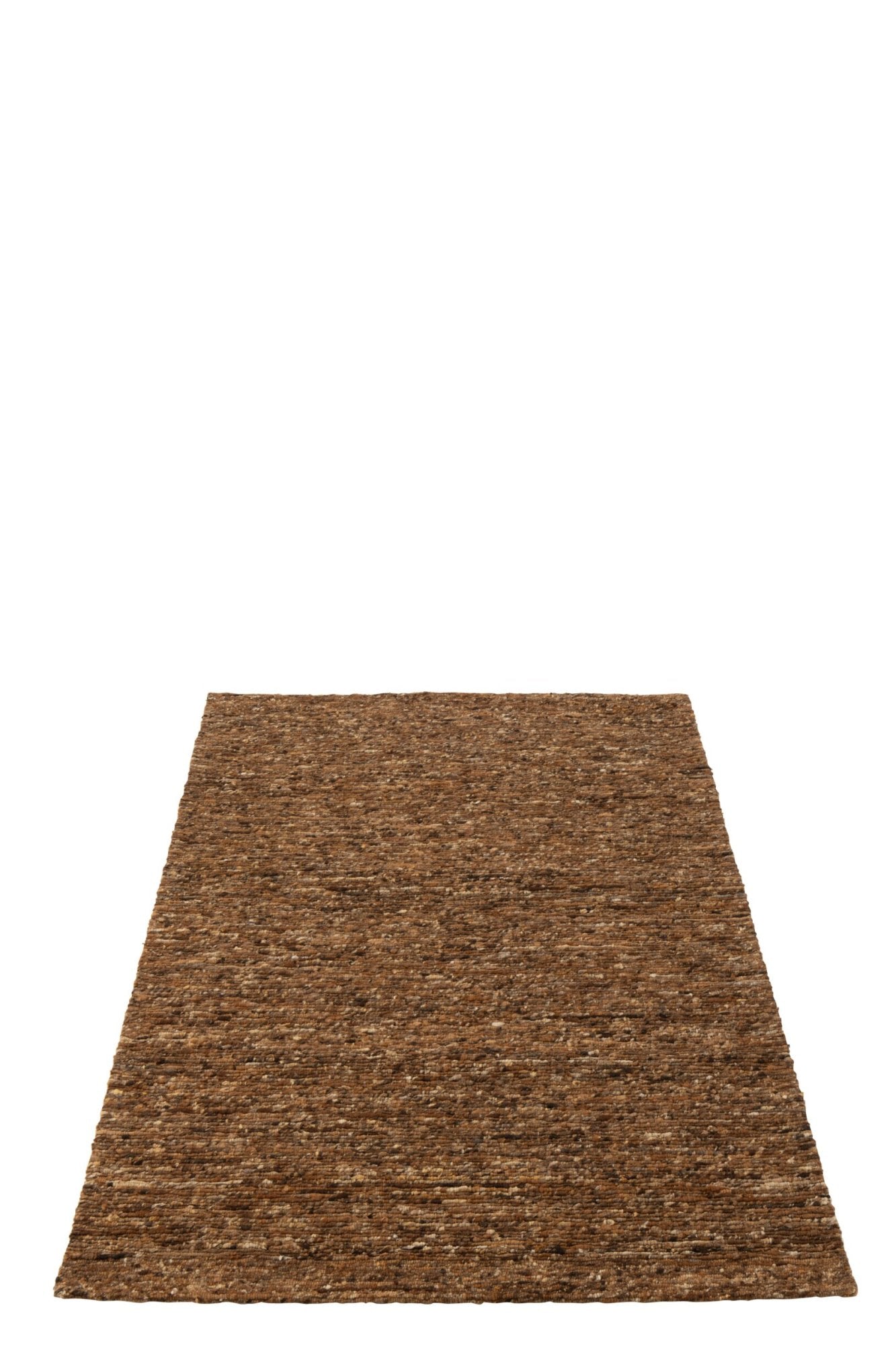 J-LINE VLOERKLEED WOVEN WOL BRUIN 160 × 230 CM