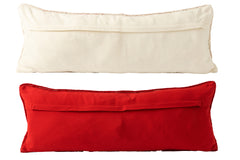 Cushion Christmas Trees Polyester Christmas Red/White Assortment Of 2 - Tuincentrum Lopik