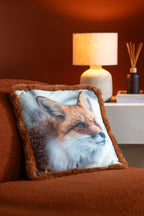 Kussen Vos Polyester Bruin/Cognac Groot Assortiment Van 2 - Tuincentrum Lopik
