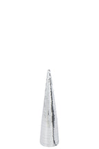 J-LINE DECORATIEVE KERSTBOOM CONE SPIEGEL/FOAM ZILVER 56 CM
