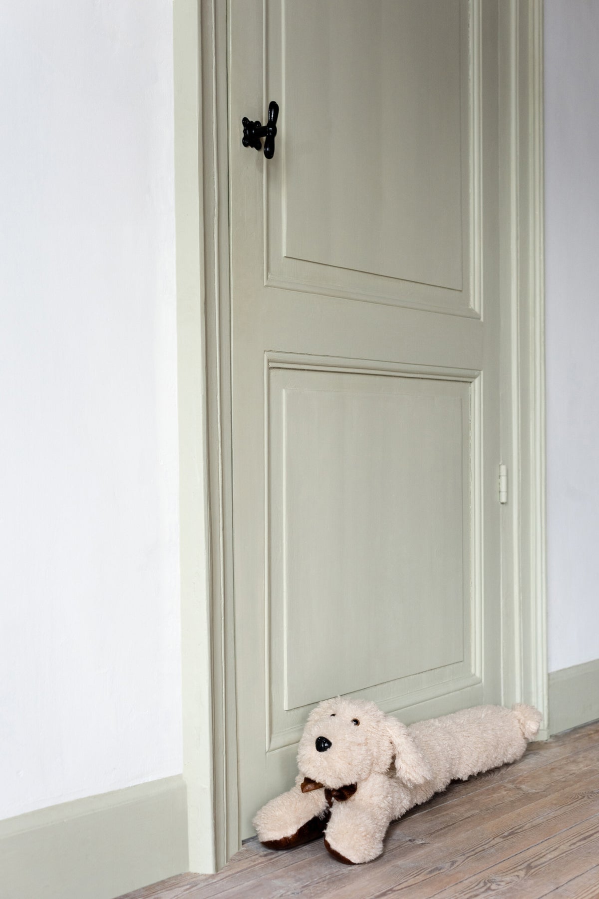 Draught Excluder Dog Polyester Light Beige - Tuincentrum Lopik