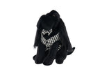 Doorstop Dog Pied-De-Poule Polyester Black/White - Tuincentrum Lopik