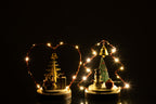 Bear + Snowman Led Heart + Tree Plywood Christmas Red/White Assortment Of 2 - Tuincentrum Lopik