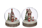 J-LINE BAL LED HUIS TRIPLEX WIT/KERST ROOD ASSORTIMENT VAN 2 - Tuincentrum Lopik
