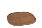 Decoratief dienblad Rubberhout Donkerbruin Groot