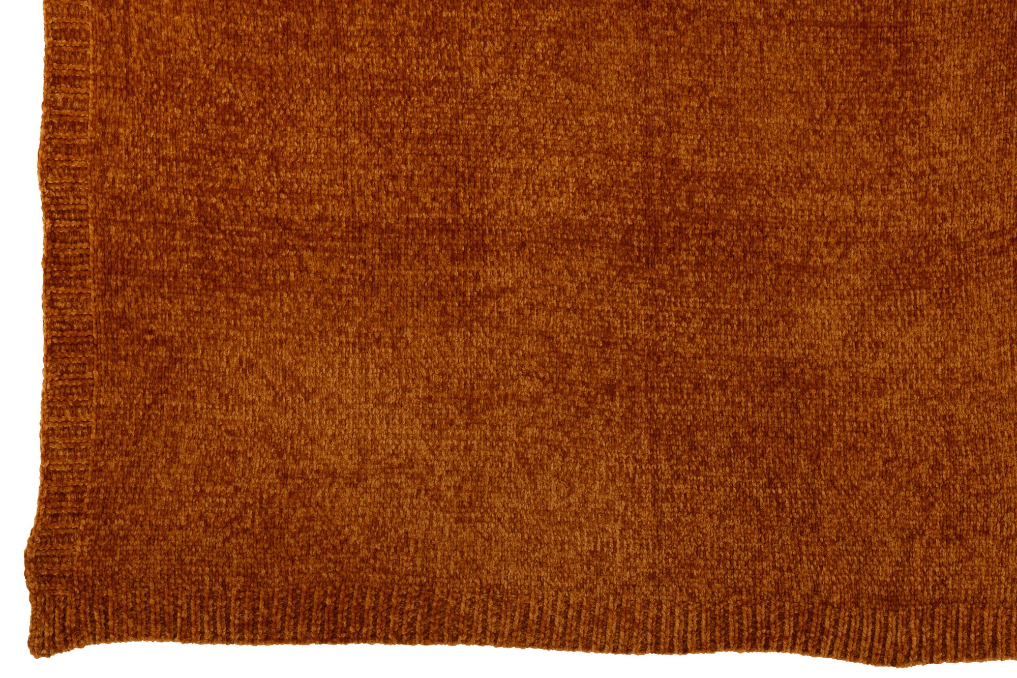 J-LINE DEKEN CHENILLE POLYESTER ROESTBRUIN - Tuincentrum Lopik